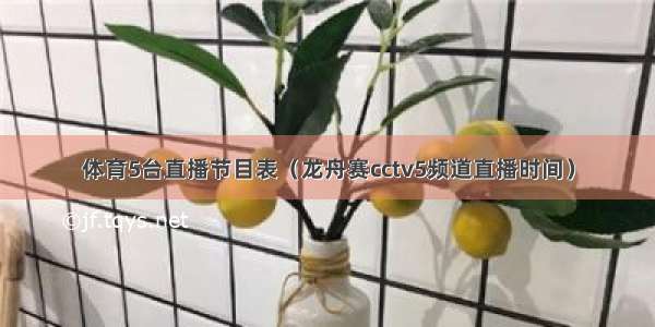 体育5台直播节目表（龙舟赛cctv5频道直播时间）