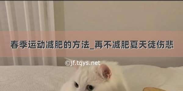 春季运动减肥的方法_再不减肥夏天徒伤悲