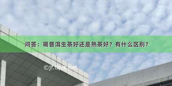 问答：喝普洱生茶好还是熟茶好？有什么区别？