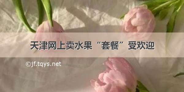 天津网上卖水果“套餐”受欢迎
