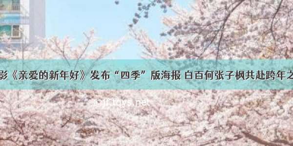 电影《亲爱的新年好》发布“四季”版海报 白百何张子枫共赴跨年之约