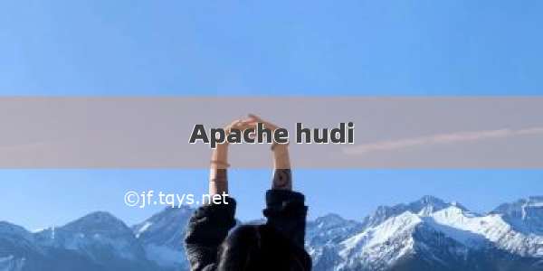 Apache hudi