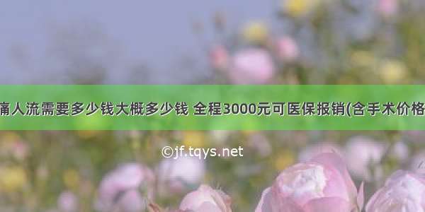 无痛人流需要多少钱大概多少钱 全程3000元可医保报销(含手术价格表)