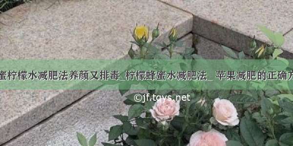 蜂蜜柠檬水减肥法养颜又排毒_柠檬蜂蜜水减肥法_ 苹果减肥的正确方法