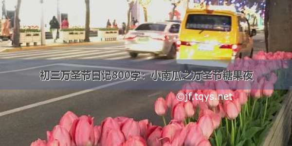 初三万圣节日记800字：小南瓜之万圣节糖果夜